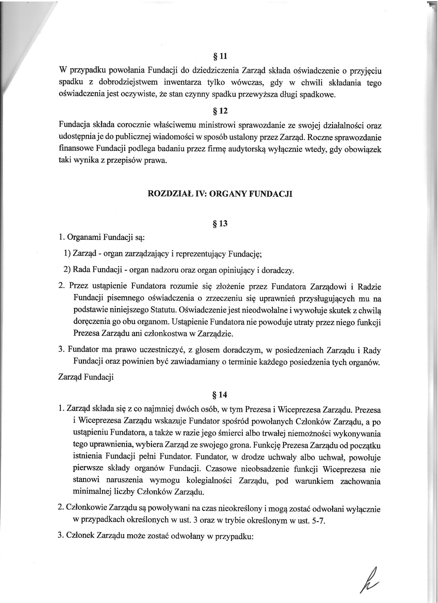 Statut Fundacji Pomoc Człowiekowi — strona 7