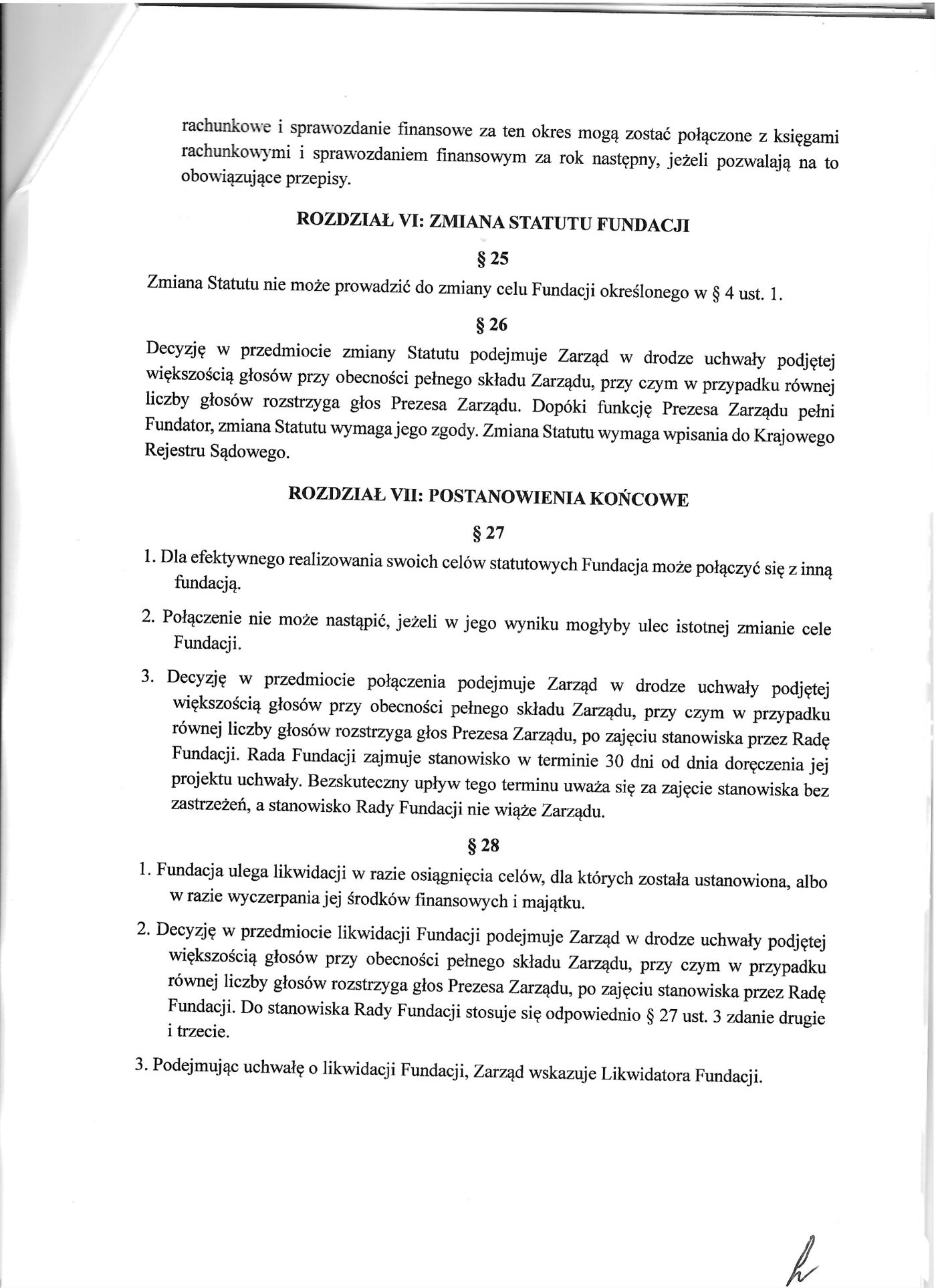 Statut Fundacji Pomoc Człowiekowi — strona 14