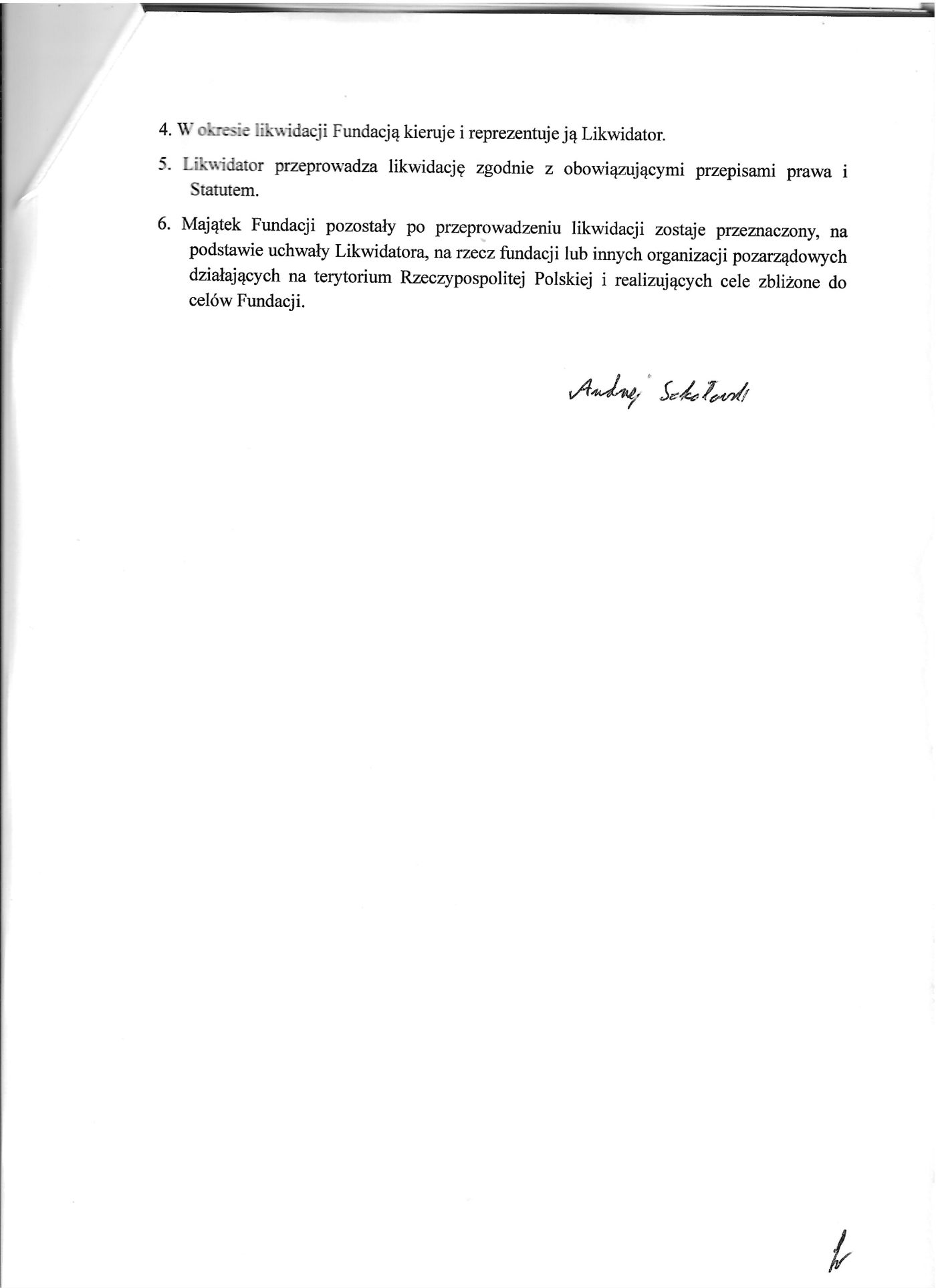 Statut Fundacji Pomoc Człowiekowi — strona 15